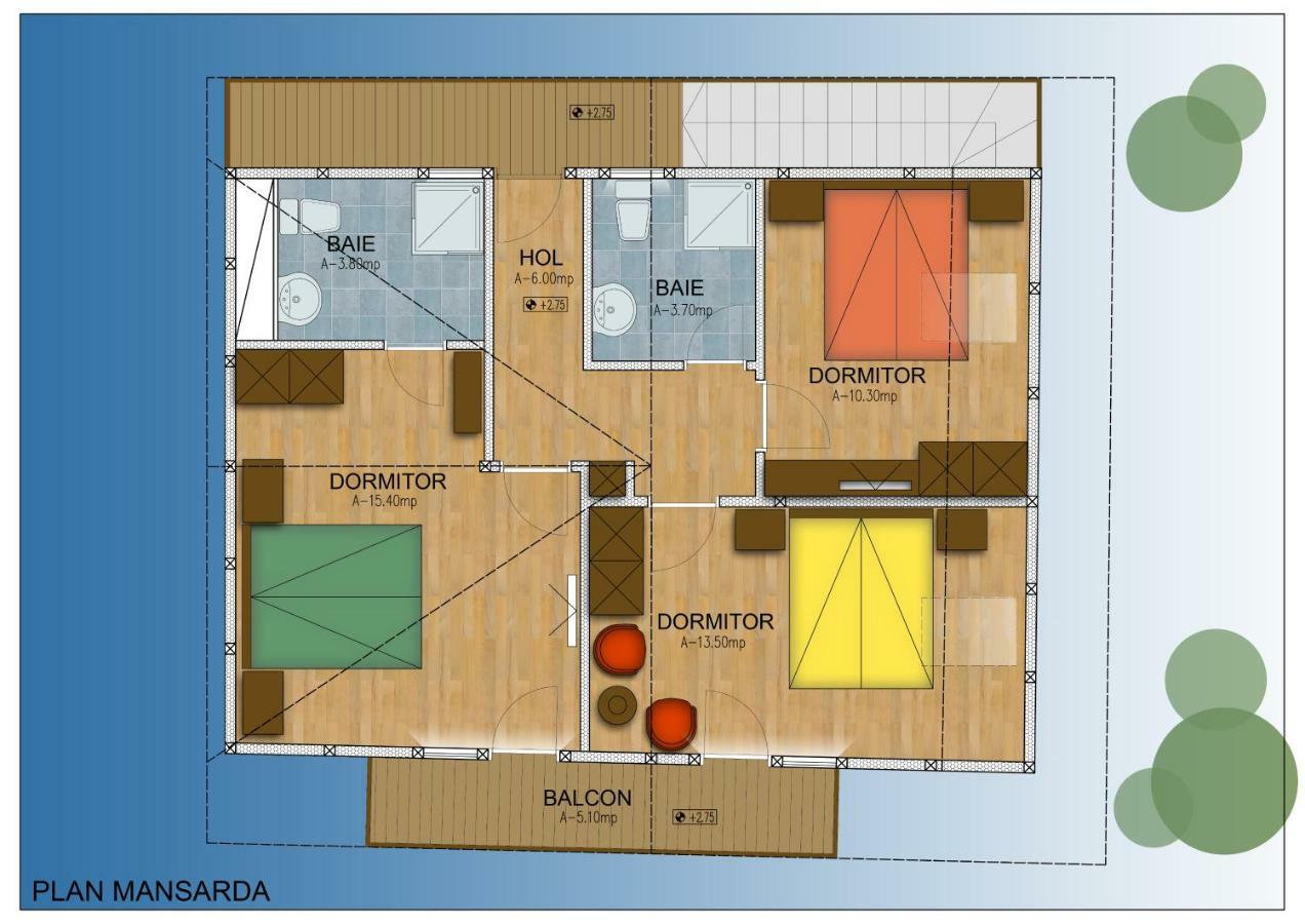Casa Bella Villa Rîşnov Luaran gambar
